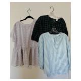 (3) A New Day & Other Tops M/L