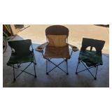 (3) Folding Camp Chairs