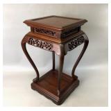 12"x12"19" FLOWER STAND Karaki Exotic Wood
