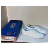 NEW KEDS White Canvas Sneakers Sz 7.5