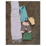 Pashmina Scarf & Assorted Gloves