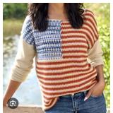 NWT Venus American Flag Sweater Sz MD