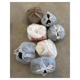 (7) Bags Of Menï¿½s Socks, White & Black