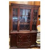 40.5"x13.5"x 70" Believed Cherrywood Curio