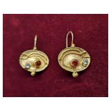 Sterling Silver Earrings & Pr of Stainless