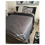 Full Size Sleigh Bed w/Pillow Top Mattress & Box