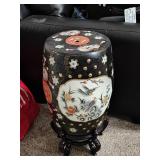 Ceramic Garden Stool on Stand26" high overall