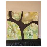 38x37 Abstract Oil on Canvas