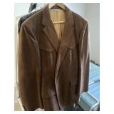 Vintage Western Cut Ultra  Suede Jacket Sz 43