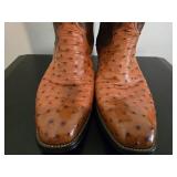 Paul Wheeler Ostrich Boots Sz: 9