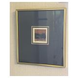 Believed to be 9"x8" HAKU MAKI WOODBLOCK FROM THE