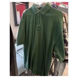 (15) Large Mens Short Sleeve Golf Shirts