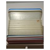 (7) Plastic Shoe Boxes with Lids