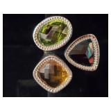 g 925 CITRINE PARADISE GARNET RING SIZE 6.5