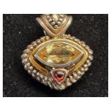 14k Gold/.925 Pendant by Benjamin & Co Fine