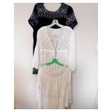 (3) Boho Tops & Dress M/L