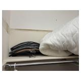 Assorted Hangers & King Mattress Pad