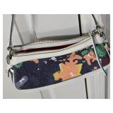 Dooney & Bourke Leather & Denim Purse