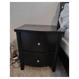 Black Bedside Table