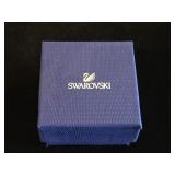 NIB SWAROVSKI CRYSTAL LOVE HEART VIOLET, PINK