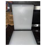 (2) Plastic Cutting Boards