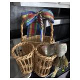 Vintage Wine Basket