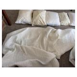 Bed Pad & (4) Pillows