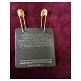 Benevolence Safety Pin Earrings