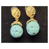 Hand Carved Earrings