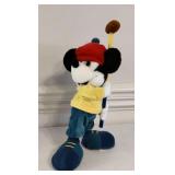Vintage Plush Golfing Mickey Mouse