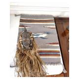 Senufo Kpeliye Face Mask & Tribal Rug