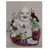 10" Vintage Porcelain Chinese Famile Rose