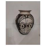 12" Handmade African Style Vase
