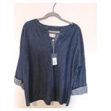NWT Universal Thread Chambray Top MD