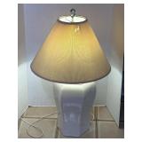 29" VTG Ceramic Buddha Figure Table Lamp