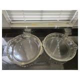 (2) Pyrex Plates