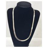 Italy Sterling Silver Classic Herringbone 20"