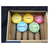 Style Selections, 5Pcs Herb Pot Stake Set
