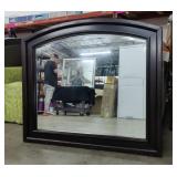 Wooden Framed Vanity Style Mirror