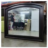 Wooden Framed Vanity Style Mirror