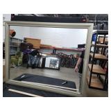 45" x 35" Gray Framed Mirror