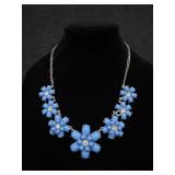 C 1946, Blue Flower Necklace