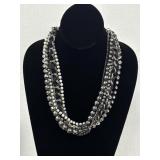 White House Black Market Black Fashion Necklace