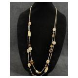 Gold Tone Beaded Womenï¿½s Necklace