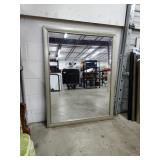 Silver Wall Mirror 46in X 36in