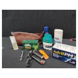 Toiletry Bag w/Assorted Items, CologneAdvil is