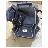 13"x22" Hiking Backpack W/Wheels & Folding Stool