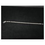 7" Silver Tone Bracelet