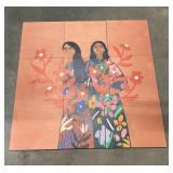 4Ft x 4Ft Growth By Constanzaillustrates Mural