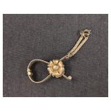 VTG Gold Tone Glove Clip
